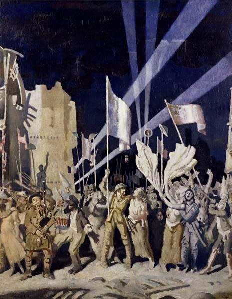 Sir William Orpen Armistice Night,Amiens oil painting image